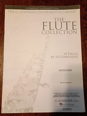 THE FLUTE COLLECTION. 10 PIECES, 10 COMPOSERS. INTER TO ADVANCED. - Image 1 of 3