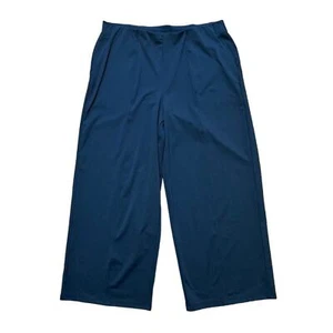 OLD NAVY High Waisted PowerSoft Wide Leg Pull On Pants in Navy Blue WOMEN'S XXL - Picture 1 of 9
