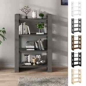 Solid Wood Pine Book Cabinet/Room Divider Rack Book Shelf Multi Colours vidaXL