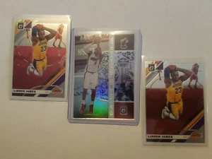 LEBRON JAMES 2019-20 DONRUSS OPTIC SP SILVER refractor WINNER STAYS CARD +2 base - Picture 1 of 12