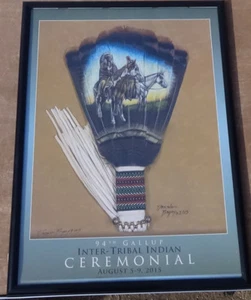 Donovan Begay Navajo Artist hand Signed 2015 ceremonial poster - Picture 1 of 7
