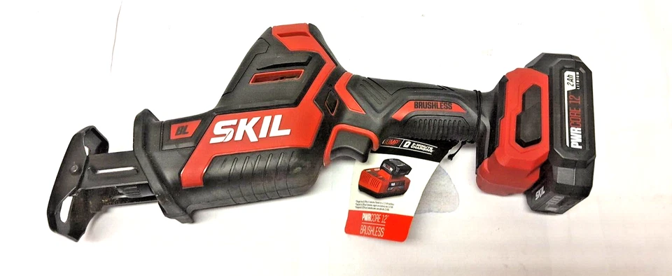 SKIL PWR Core 12 Brushless 12V Cordless Reciprocating Saw with charger RS582801
