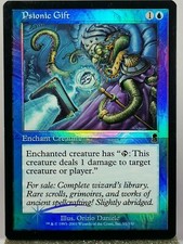Magic-mtg-psionic gift foil odyssey-common-enchantment-nm