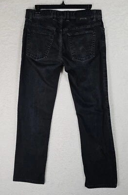 Pantalones de mezclilla Alberto, Premium Business, para hombre, calce ajustado, negros talla 32x28 Foto 1 de 4