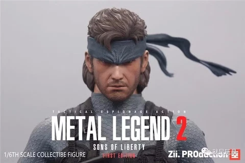 Zii.PROduction 1/6 Male Metal Gear Solid Snake 12" Collectible Action Figure Toy Cover