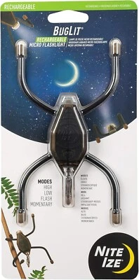 Nite Ize BUGLIT wiederaufladbare LED Micro Taschenlampe Farbe Coyote/Schwarz