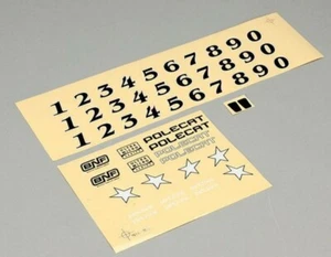ParkZone PKZU1402 Decal Sheet : Ultra Micro Pole Cat - Picture 1 of 1