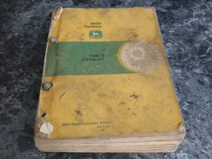John Deere 6600 Combine Parts Catalog - Imagen 1 de 2