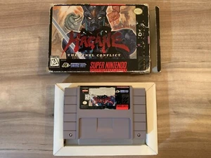HAGANE THE FINAL CONFLIT Super Nintendo SNES Game Box Authentic Tested - Picture 1 of 12