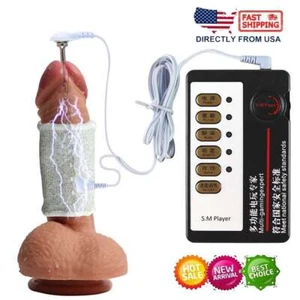 E-Stim Shock Therapy Enhancer DIY Penis Anal Plug Stretcher Dilator Kit for Men - Picture 1 of 12