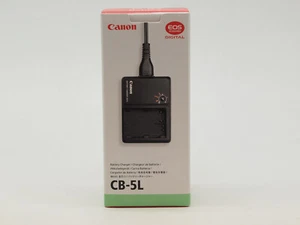 Cargador de batería Canon CB-5L para baterías Canon BP-511, 512, 514, 522 y 535 - Imagen 1 de 4