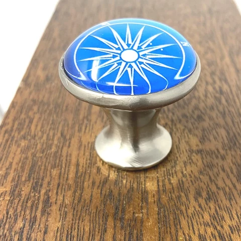 Antique Drawer Knobs Nautical Boat Compass Kitchen Door Cabinet Pull Cover