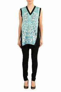 Just Cavalli Multi-Color Sleeveless Women's Blouse Top US S IT 40 - Picture 1 of 4