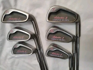SUPER SELECTOR II COMPUTER BALANCE LADY IRON SET 5-PW TT LITE SHAFTS AVON GRIPS - Picture 1 of 9