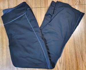 Moret Ultra Women’s Leggings Yoga Pants Mid Rise Black Gray Size M Preowned - Picture 1 of 9