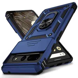 Für Google Pixel 7 Pro Hülle mit Kamera Objektiv Cover, 10 Fuß Militärqualität Drop - Bild 1 von 7