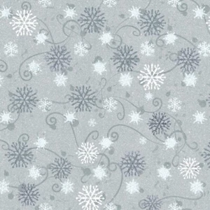 Studio E 12 Days of Christmas by Sue Ellen Brown 6283 90 Silver Snowflake Cotton - Picture 1 of 1
