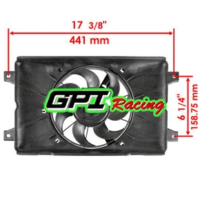 Radiator Cooling Fan Blower Assembly for 2015-20 Yamaha Viking VI 700 YXM700 4X4 - Bild 1 von 3