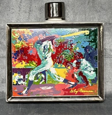 Vtg 1979 LeRoy Neiman Sports Baseball Commemorative Whiskey Decanter LE Ceramic - Image 1 of 4