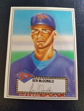 Ben McDonald Orioles 1990 SCD Baseball Card Price Guide White Border