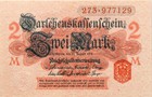 Darlehenskassenschein BANKNOTE - 2 Mark 1914 - Rosenberg 52c - Kassenfrisch UNC