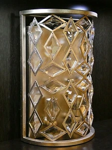 PARK Harbor PHWL3272ASL  Silver Cross Pointe 2-Light 12-1/4"H Tall Wall Sconce - Picture 1 of 6