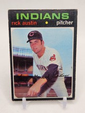 ⚾RICK AUSTIN 1971 Topps #41 Cleveland Indians Brewers Vintage Baseball Card⚾