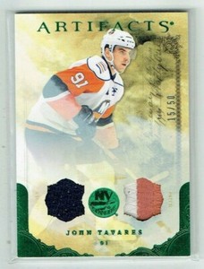 10-11 UD Upper Deck Artifacts  John Tavares  /50  Jersey--Patch