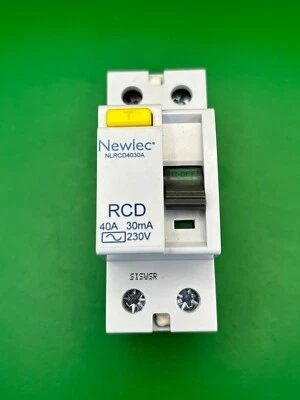 Newlec NLRCD4030A 40A 30mA RCD - Brand New - Image 1 of 4