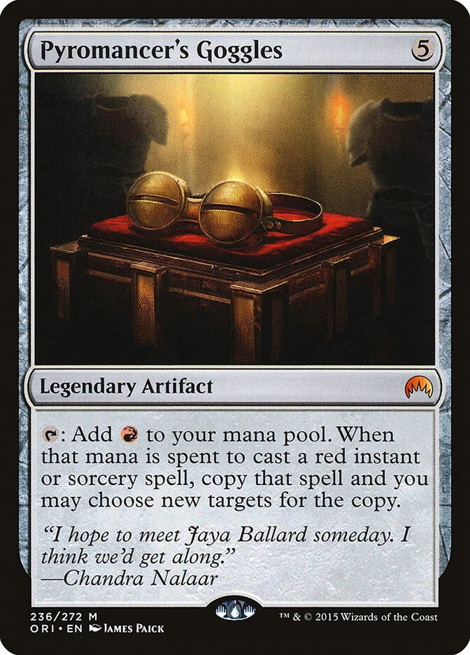 MTG Pyromancer's Goggles  - Magic Origins #236 - Image 1 of 1