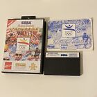 Olympic Gold Barcelona 92 Sega Master System Game Complete Tested U.S. GOLD