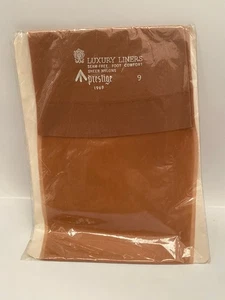 Paquete sin usar Forros de lujo Prestige Medias vintage Pie reforzado Talla 9 - Imagen 1 de 3