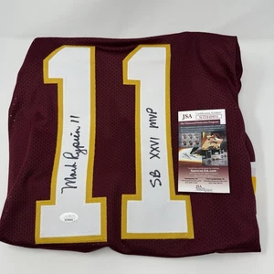 Washington Redskins SIGNED Mark Rypien Custom Jersey, SB XXVI MVP JSA COA - Picture 1 of 5