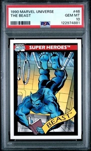 1990 MARVEL UNIVERSE #46 THE BEAST 💎PSA 10💎 - Picture 1 of 2