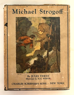 Jules Verne, NC Wyeth 1st Ed 1927 Michael Strogoff A Courier of the Czar HC w/DC - Image 1 of 4