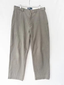 Polo Ralph Lauren Phillip Hose Herren hellbraun 34 x 30 Baumwolle Chino Canvas Taschen Logo - Bild 1 von 13