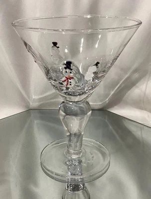 Vidrio Martini muñeco de nieve Artland de vidrio fundido Foto 1 de 4