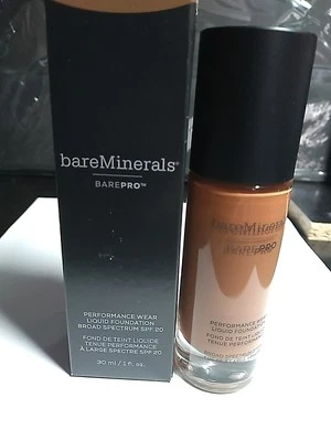 BareMinerals Barepro Performance Wear Liquid Foundation SPF20, COCOA 30, NIB - Image 1 of 4
