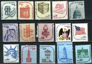 SC# 1581//1606 - 1975-1981 Americana Series Mint NH - 1¢ thru 30¢ Values - Picture 1 of 1