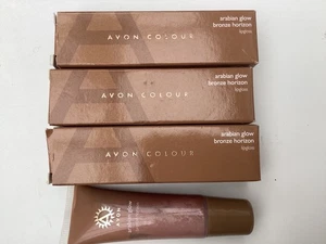 3 x Avon Colour Arabian Glow Bronze Horizon Lip Gloss Bronzed Discontinued - Picture 1 of 1