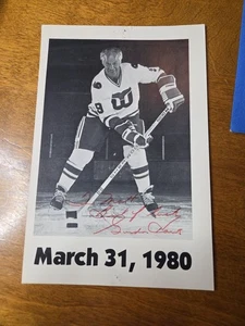 Gordie Howe Hartford Whalers Autographed 8.5"×5.5" Photo 1980 No Coa - Picture 1 of 2