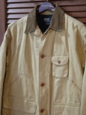 Vntg Large VG - EUC POLO Ralph Lauren Chaqueta de Caza de Granero ***LEER*** Foto 1 de 4