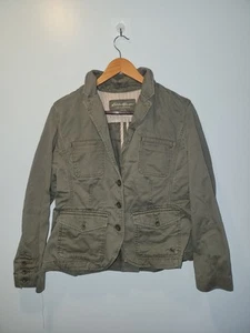Eddie Bauer Women’s Olive Green Legend Wash Blazer Jacket Size P10 - Picture 1 of 4