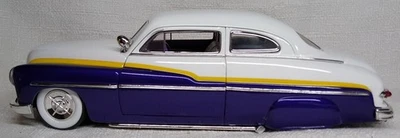 Ertl 1949 Mercury 1/18 Scale Diecast Rare Purple Yellow and White - Image 1 of 4