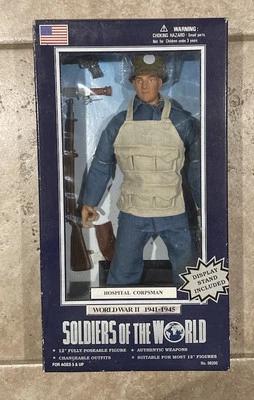 Soldiers Of The World WWII Hospital Corpsman 海军 USN 水手 状况完好 带盒 — 第 1/4 张图片