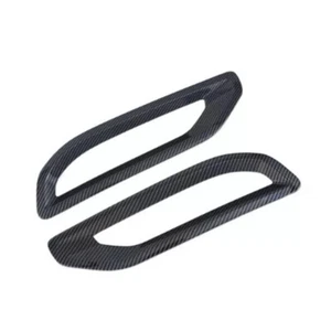 Fits Mitsubishi Outlander 2022-2024 Rear Bumper Fog Light Cover Carbon fiber - Picture 1 of 5