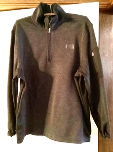 NRA Zipper Pullover XL dunkelgrau schwarz mit Reißverschlusstasche am Ärmel - NEU! - Bild 1 von 9