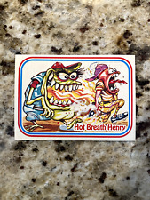 1988 AWESOME ALL STARS "HOT BREATH HENRY" #12 STICKER