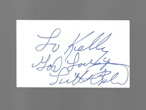 TARJETA ÍNDICE FIRMADA CON AUTÓGRAFO DE LITTLE RICHARD (ORIGINAL) - Imagen 1 de 1