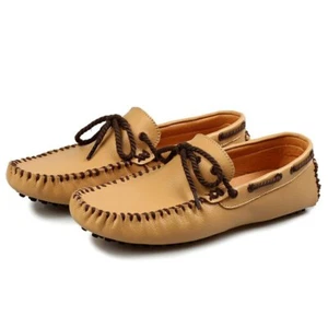 Mocasines De Cuero De Estilo Británico Para Hombre Zapatos Elegante De Lujo Moda - Picture 1 of 15